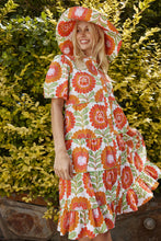 Load image into Gallery viewer, Marcella Dress in White Viva Print by Alessandra
