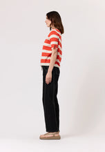 Load image into Gallery viewer, Rana Knit Tee in Red Stripe by Nancybird
