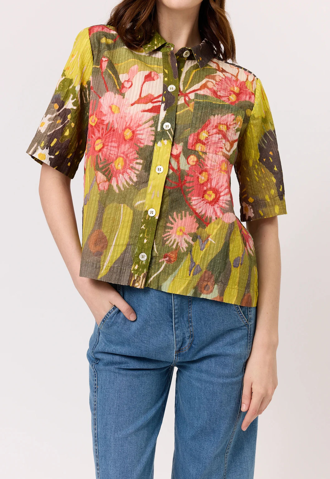 Summer Shirt in Flowering Gum by Nancybird