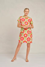 Load image into Gallery viewer, Chiara Dress in White Viva Print by Alessandra
