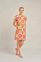 Load image into Gallery viewer, Chiara Dress in White Viva Print by Alessandra
