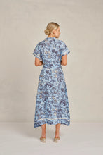 Load image into Gallery viewer, Candice Wave Dress in Paradise Cornflower by Alessandra
