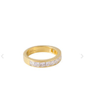 Load image into Gallery viewer, Princess Cut Stacking Ring by Fairley
