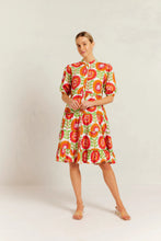 Load image into Gallery viewer, Marcella Dress in White Viva Print by Alessandra
