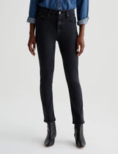 Load image into Gallery viewer, Mari Crop Jean by AG in Sulfur Black
