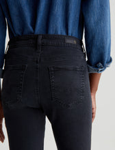 Load image into Gallery viewer, Mari Crop Jean by AG in Sulfur Black
