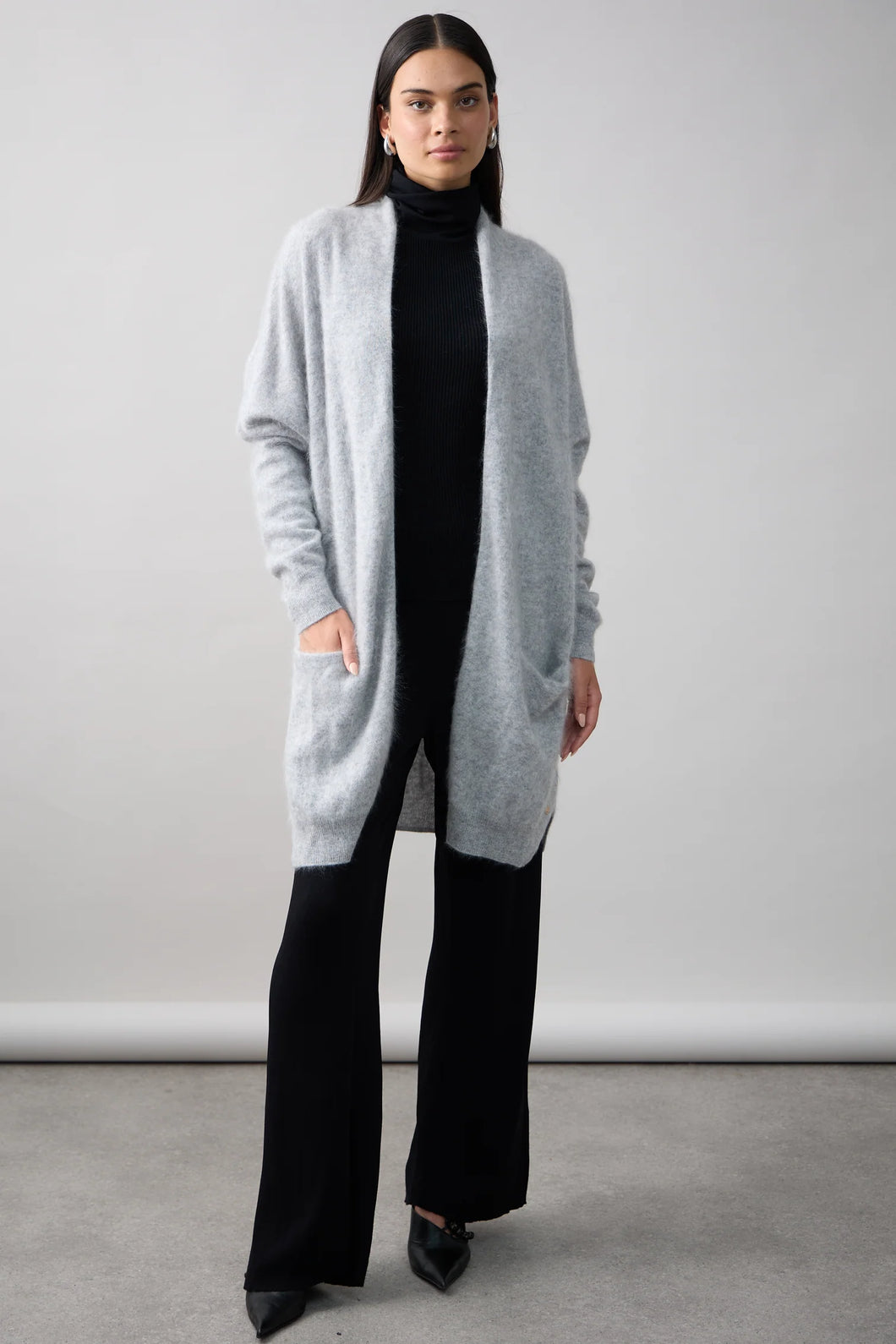 Prim Cardi in Silver by Mia Fratino