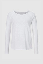 Load image into Gallery viewer, Heavy Jersey L/S Top in White by Rich &amp; Royal
