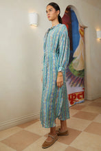 Load image into Gallery viewer, Sierra Maxi Shirt Dress in Iris by Hannah
