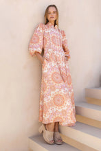 Load image into Gallery viewer, Calibre  Dress in Sunset Mosaic by Zoe Kratzman
