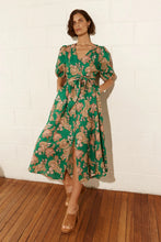 Load image into Gallery viewer, Ebb Dress in K’gari Palm Green by Zoe Kratzman
