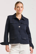 Load image into Gallery viewer, Hemming Scuba Jacket in French Navy by Shirty
