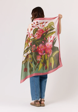 Load image into Gallery viewer, Flowering Gum Silk Square Scarf by Nancybird
