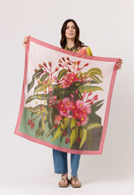 Load image into Gallery viewer, Flowering Gum Silk Square Scarf by Nancybird
