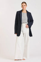 Load image into Gallery viewer, Iris Scuba Blazer in French Navy by Shirty
